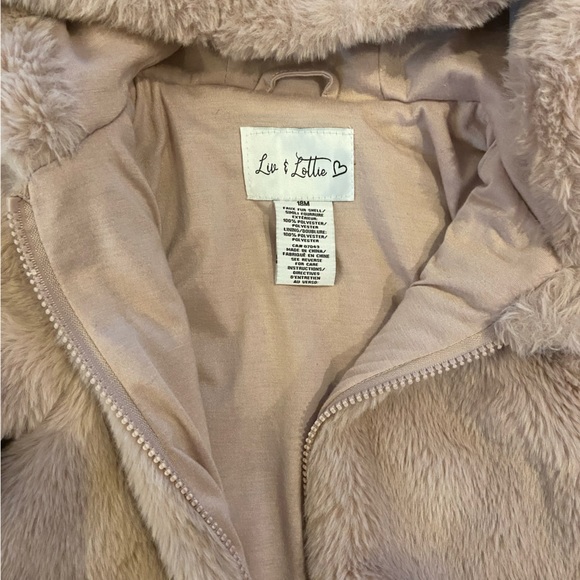 Liv & Lottie Faux Fur Zip-up Jacket - 18months - Picture 3 of 3